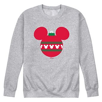 Men's Disney Mickey Mouse Ears Ornament Fleece Sweatshirt