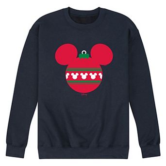 Men's Disney Mickey Mouse Ears Ornament Fleece Sweatshirt