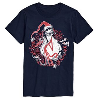 Men's Disney's The Nightmare Before Christmas Santa Jack Skellington Graphic Tee