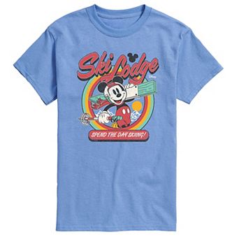 Men's Disney's Mickey Mouse Ski Lodge Graphic Tee
