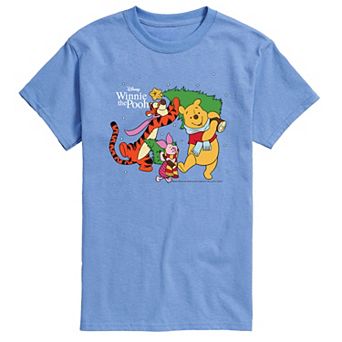 Men's Disney's Winnie The Pooh Christmas Tree Graphic Tee