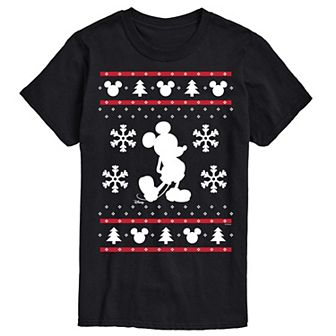 Men's Disney's Mickey Mouse Christmas Graphic Tee