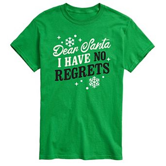 Men's Dear Santa I Have No Regrets Graphic Tee