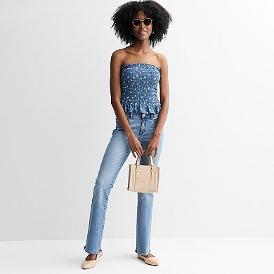 Juniors' Pink Republic Textured Tube Top