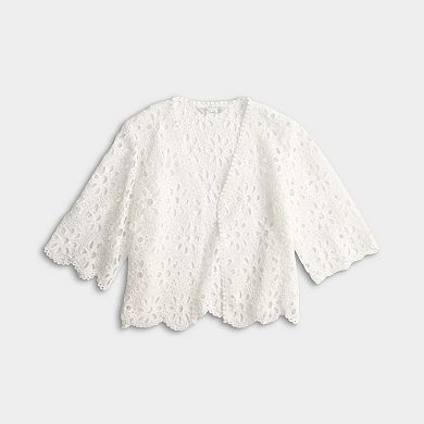 Women's Robbie Bee Lace Cardigan Sweater