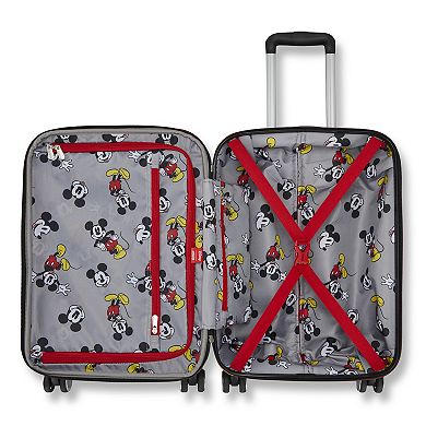 American Tourister Disney's Mickey Mouse Molded Hardside Carry-On Spinner Luggage