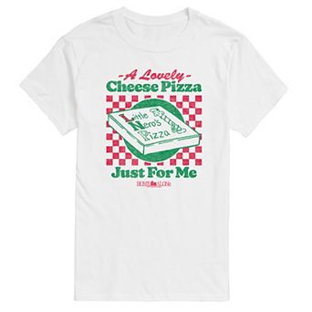 Men's Home Alone A Lovely Cheese Pizza Just For Me Graphic Tee