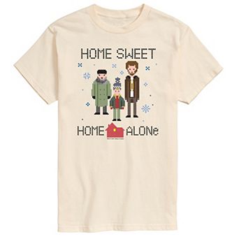 Men's Home Alone Cross Stitch Graphic Tee