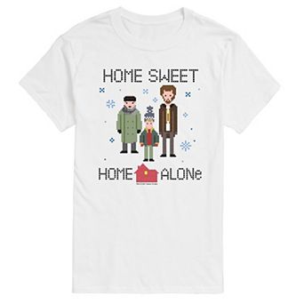 Men's Home Alone Cross Stitch Graphic Tee