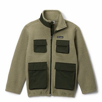 Boys 4-18 Columbia Jasper Ridge Pebbled Fleece Full Zip Jacket