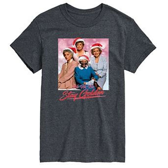 Men's Golden Girls Ho Ho Ho Stay Golden Graphic Tee
