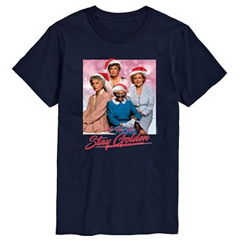 Men's Golden Girls Ho Ho Ho Stay Golden Graphic Tee