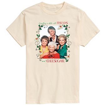 Men's Golden Girls Friends & Cheesecake Graphic Tee