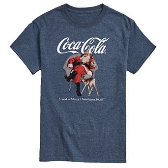 Men's Coca-Cola Santa With A Coke Graphic Tee