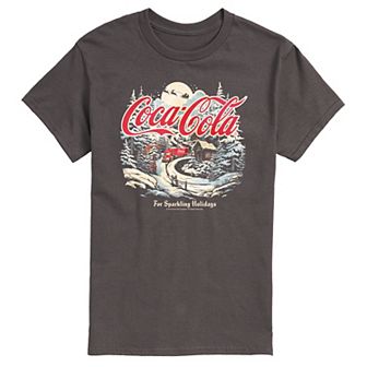 Men's Coca-Cola Graphic Tee for Sparkling Holidays Graphic Tee