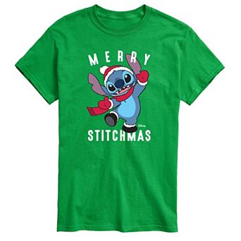 Men's Disney's Lilo & Stitch Merry Stitchmas Graphic Tee