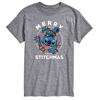 Men's Disney's Lilo & Stitch Merry Stitchmas Graphic Tee