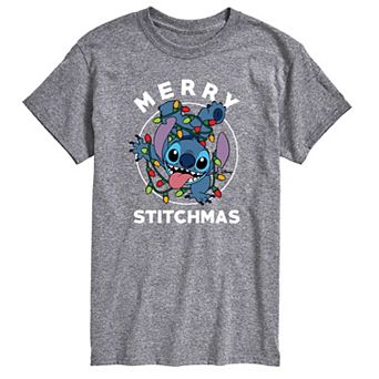 Men's Disney's Lilo & Stitch Merry Stitchmas Graphic Tee