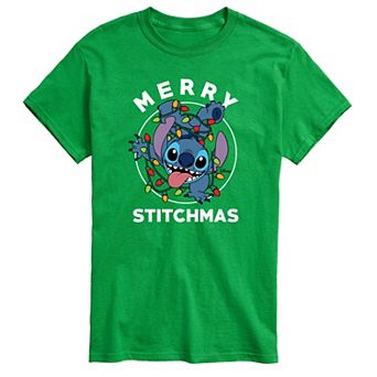 Men's Disney's Lilo & Stitch Merry Stitchmas Graphic Tee