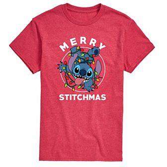 Men's Disney's Lilo & Stitch Merry Stitchmas Graphic Tee