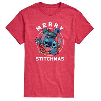Men's Disney's Lilo & Stitch Merry Stitchmas Graphic Tee