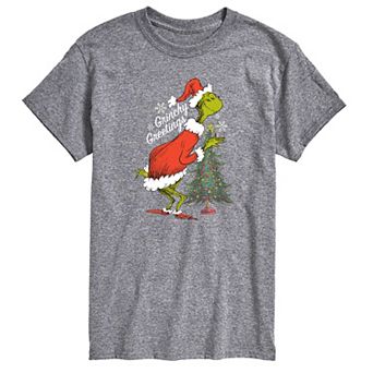 Men's Dr. Seuss Grinchy Greetings Graphic Tee