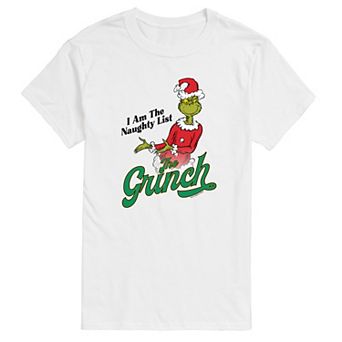 Men's Dr. Seuss The Grinch The Naught List Graphic Tee