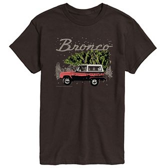 Men's Ford Bronco Christmas Tree Graphic Tee
