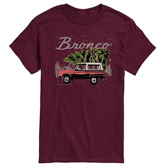 Men's Ford Bronco Christmas Tree Graphic Tee