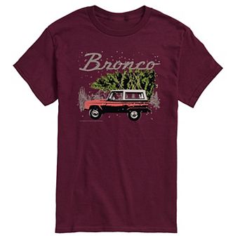Men's Ford Bronco Christmas Tree Graphic Tee