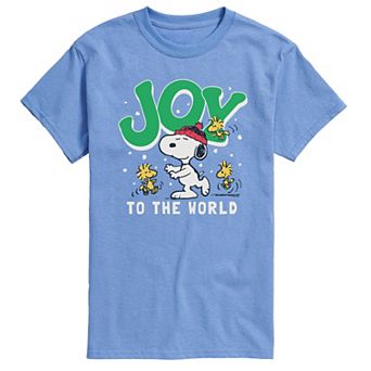 Men's Peanuts Joy To The World Graphic Tee