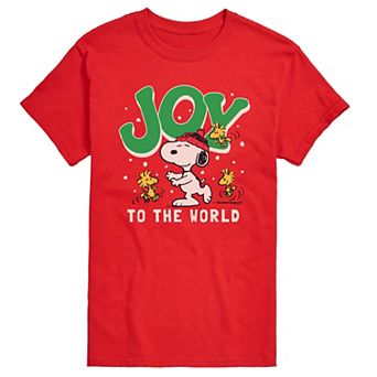 Men's Peanuts Joy To The World Graphic Tee