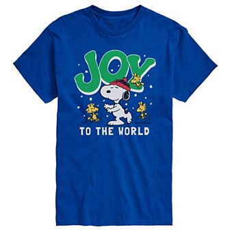 Men's Peanuts Joy To The World Graphic Tee