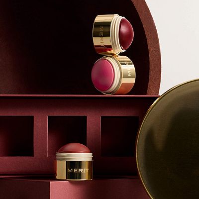 [新品]MERIT フラッシュバーム クリーム ブラッシュ トリオ　3色セット MERIT The Mini Flush Blush Balm Trio