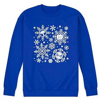 Men's Marvel Snowflakes Fleece Sweatshirt