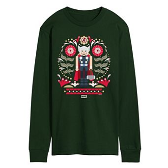 Men's Thor Nutcracker Long Sleeve Graphic Tee