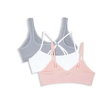 Girls 7-16 Hanes® 3-Pack Seamless Bra Bundle