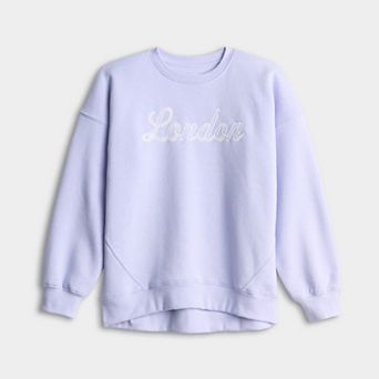 Juniors' 6-20 SO® Easy Crewneck Sweatshirt in Regular & Plus Size