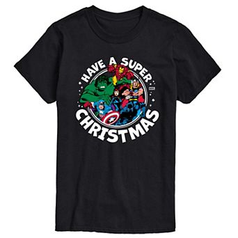 Men's Marvel Have A Super Christmas Graphic Tee