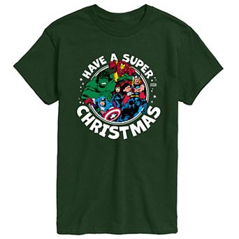 Men's Marvel Have A Super Christmas Graphic Tee