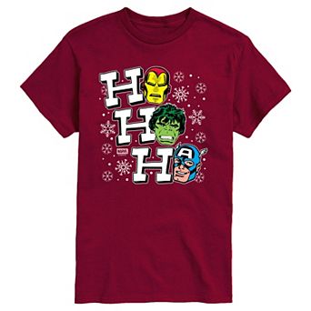 Men's Marvel Ho Ho Ho Graphic Tee
