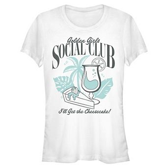 Juniors' The Golden Girls Social Club I'll Get The Cheesecake Graphic Tee