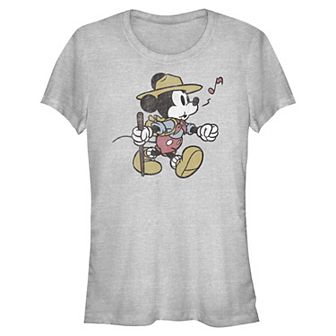 Juniors' Disney's Mickey Mouse Explorer Graphic Tee