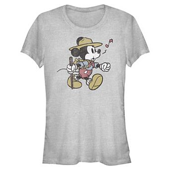 Juniors' Disney's Mickey Mouse Explorer Graphic Tee