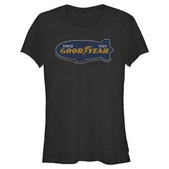 Juniors' Goodyear Since 1925 Blimp Graphic Tee