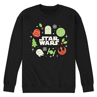 Men's Star Wars Christmas Cookies Fleece Sweatshirt