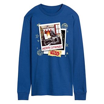Men's Star Wars Merry Sithmas Long Sleeve Graphic Tee