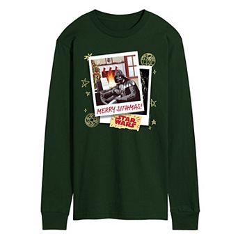 Men's Star Wars Merry Sithmas Long Sleeve Graphic Tee