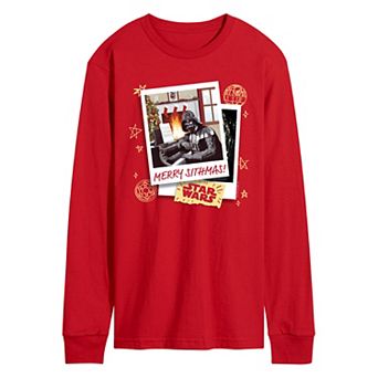 Men's Star Wars Merry Sithmas Long Sleeve Graphic Tee