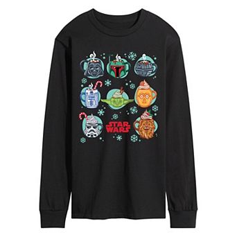 Men's Star Wars Christmas Long Sleeve Graphic Tee